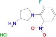 (R)-1-(2-Fluoro-6-nitrophenyl)pyrrolidin-3-amine hydrochloride