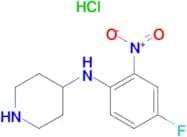 N-(4-Fluoro-2-nitrophenyl)piperidin-4-amine hydrochloride