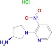 (S)-1-(3-Nitropyridin-2-yl)pyrrolidin-3-amine hydrochloride