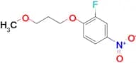 2-Fluoro-1-(3-methoxypropoxy)-4-nitrobenzene