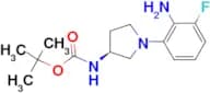 (S)-tert-Butyl 1-(2-amino-3-fluorophenyl)pyrrolidin-3-ylcarbamate