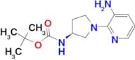 (S)-tert-Butyl 1-(3-aminopyridin-2-yl)pyrrolidin-3-ylcarbamate