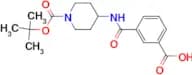 3-[1-(tert-Butoxycarbonyl)piperidin-4-ylcarbamoyl]benzoic acid