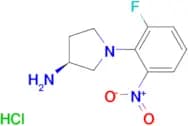 (S)-1-(2-Fluoro-6-nitrophenyl)pyrrolidin-3-amine hydrochloride
