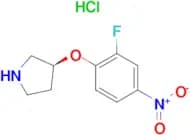 (S)-3-(2-Fluoro-4-nitrophenoxy)pyrrolidine hydrochloride