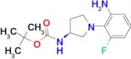 (S)-tert-Butyl 1-(2-amino-6-fluorophenyl)pyrrolidin-3-ylcarbamate