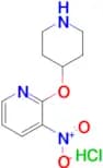 3-Nitro-2-(piperidin-4-yloxy)pyridine hydrochloride