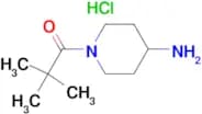 1-(4-Aminopiperidin-1-yl)-2,2-dimethylpropan-1-one hydrochloride