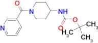 tert-Butyl 1-nicotinoylpiperidin-4-ylcarbamate