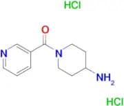 (4-Aminopiperidin-1-yl)(pyridin-3-yl)methanone dihydrochloride