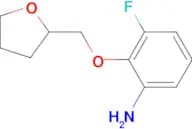 3-Fluoro-2-[(tetrahydrofuran-2-yl)methoxy]aniline