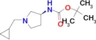 (S)-tert-Butyl 1-(cyclopropylmethyl)pyrrolidin-3-ylcarbamate