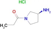 (S)-1-(3-Aminopyrrolidin-1-yl)propan-1-one hydrochloride