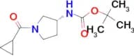 (R)-tert-Butyl 1-(cyclopropanecarbonyl)pyrrolidin-3-ylcarbamate