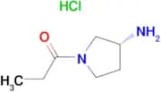 (R)-1-(3-Aminopyrrolidin-1-yl)propan-1-one hydrochloride