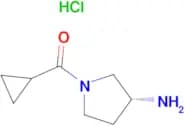 (R)-(3-Aminopyrrolidin-1-yl)(cyclopropyl)methanone hydrochloride