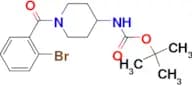 tert-Butyl 1-(2-bromobenzoyl)piperidin-4-ylcarbamate