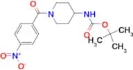 tert-Butyl 1-(4-nitrobenzoyl)piperidin-4-ylcarbamate
