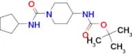 tert-Butyl 1-(cyclopentylcarbamoyl)piperidin-4-ylcarbamate
