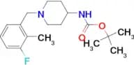 tert-Butyl 1-(3-fluoro-2-methylbenzyl)piperidin-4-ylcarbamate