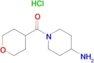 (4-Aminopiperidin-1-yl)(tetrahydro-2H-pyran-4-yl)methanone hydrochloride