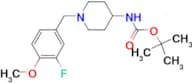 tert-Butyl 1-(3-fluoro-4-methoxybenzyl)piperidin-4-ylcarbamate