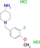 1-(3-Fluoro-4-methoxybenzyl)piperidin-4-amine dihydrochloride