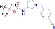 (R)-tert-Butyl 1-(4-cyanobenzyl)pyrrolidin-3-ylcarbamate