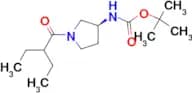 (S)-tert-Butyl 1-(2-ethylbutanoyl)pyrrolidin-3-ylcarbamate
