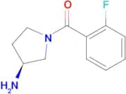 (S)-(3-Aminopyrrolidin-1-yl)(2-fluorophenyl)methanone