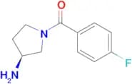 (S)-(3-Aminopyrrolidin-1-yl)(4-fluorophenyl)methanone