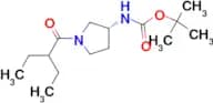 (R)-tert-Butyl 1-(2-ethylbutanoyl)pyrrolidin-3-ylcarbamate
