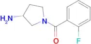 (R)-(3-Aminopyrrolidin-1-yl)(2-fluorophenyl)methanone