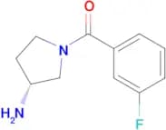 (R)-(3-Aminopyrrolidin-1-yl)(3-fluorophenyl)methanone