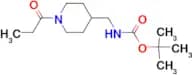 tert-Butyl [(1-propionylpiperidin-4-yl)methyl]carbamate