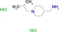 (1-Isobutylpiperidin-4-yl)methanamine dihydrochloride
