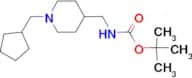tert-Butyl [1-(cyclopentylmethyl)piperidin-4-yl]methylcarbamate