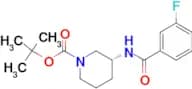 (R)-tert-Butyl 3-(3-fluorobenzamido)piperidine-1-carboxylate