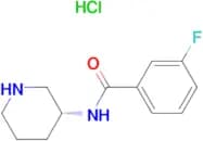 (R)-3-Fluoro-N-(piperidin-3-yl)benzamidehydrochloride