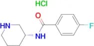 (R)-4-Fluoro-N-(piperidin-3-yl)benzamidehydrochloride