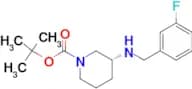 (R)-tert-Butyl 3-(3-fluorobenzylamino)piperidine-1-carboxylate