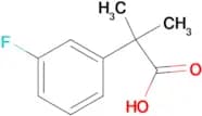 2-(3-Fluorophenyl)-2-methylpropanoic acid