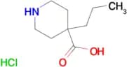 4-Propyl-4-piperidinecarboxylic acid hydrochloride