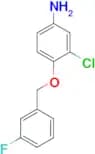 3-Chloro-4-[(3-fluorobenzyl)oxy]aniline