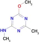 4-Methoxy-N,6-dimethyl-1,3,5-triazin-2-amine