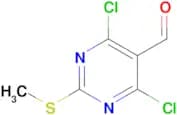 4,6-Dichloro-2-(methylthio)pyrimidine-5-carbaldehyde