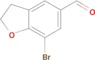 7-Bromo-2,3-dihydro-1-benzofuran-5-carbaldehyde