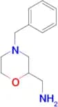 (4-Benzyl-1,4-oxazinan-2-yl)methylamine