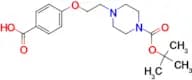 4-{2-[4-(tert-Butoxycarbonyl)piperazin-1-yl]ethoxy}benzoic acid