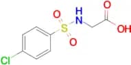 {[(4-Chlorophenyl)sulfonyl]amino}acetic acid
